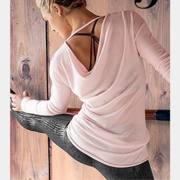 Athleta “Drishti” Drape Back 100% Cashmere Sweater - Picture 5 of 8